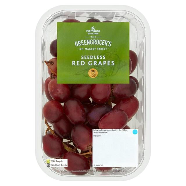 Morrisons Seedless Red Grape 400g