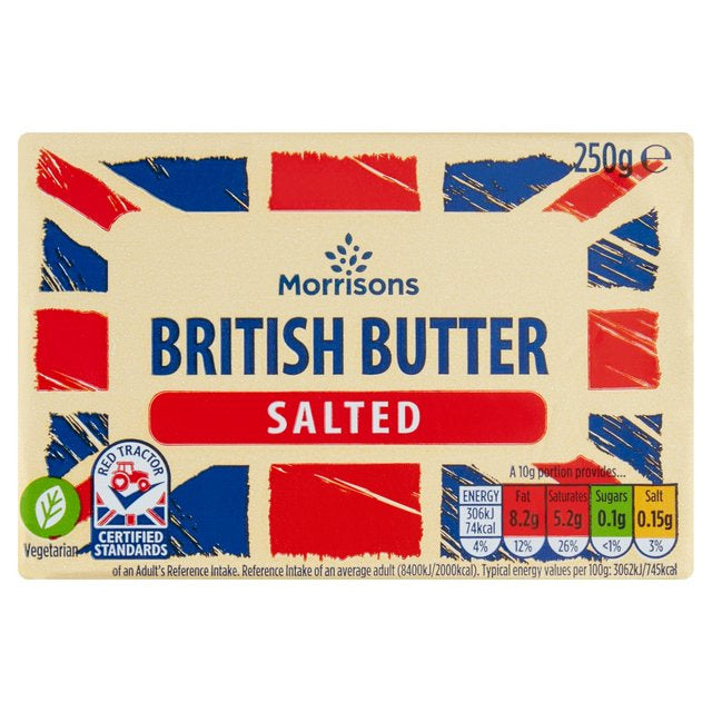 Morrisons Salted Butter British  Butter 250g [761]