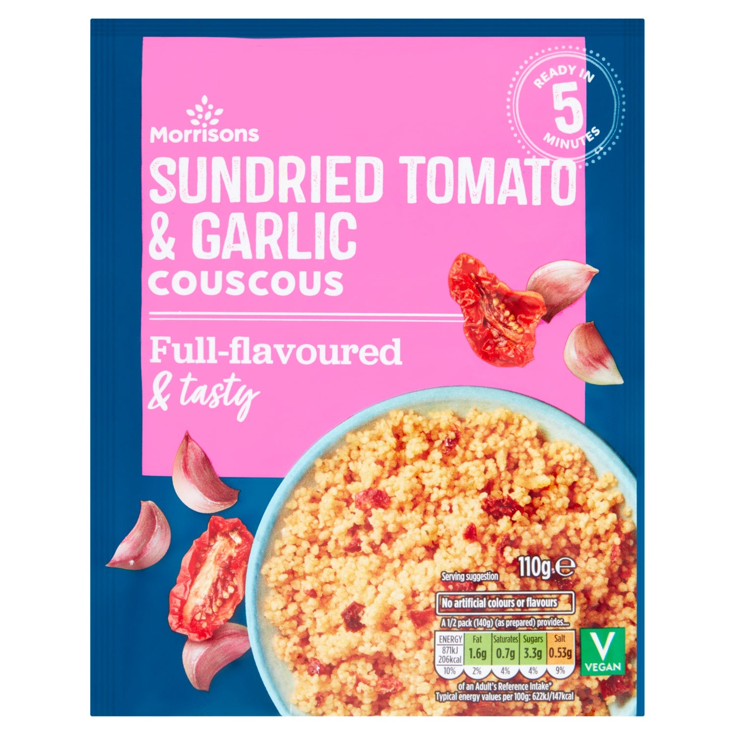 Morrisons Tomato & Garlic Cous Cous 110g