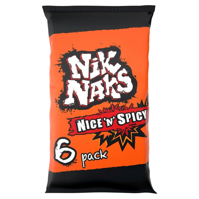 Nik Naks Nice N Spicy 6 x 20g