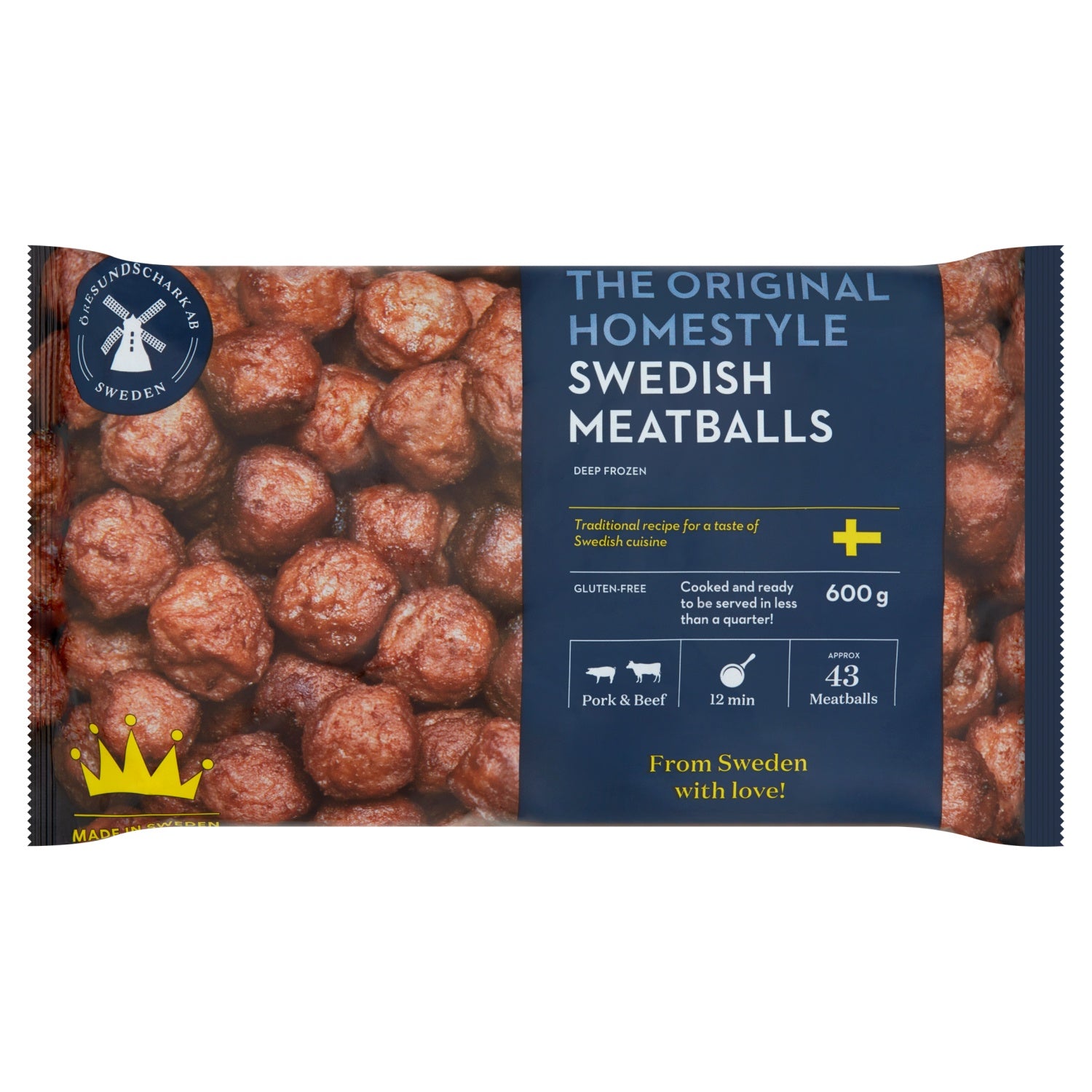 Oresundschark Original Swedish Meatballs 600g