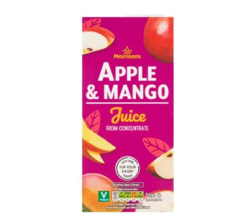 Morrisons Apple & Mango Juice 1l