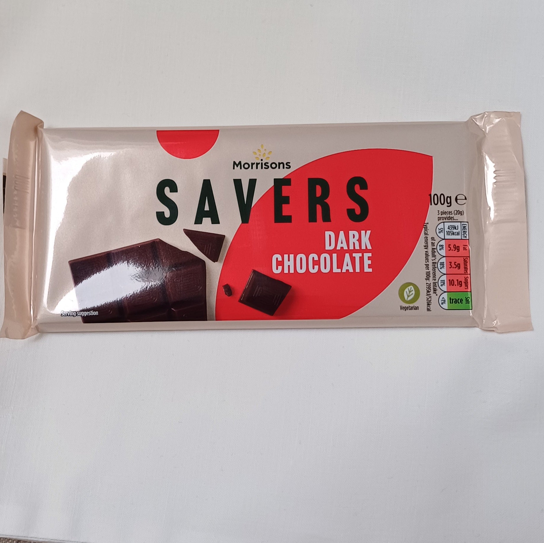 Morrisons Savers Dark Chocolate 100g